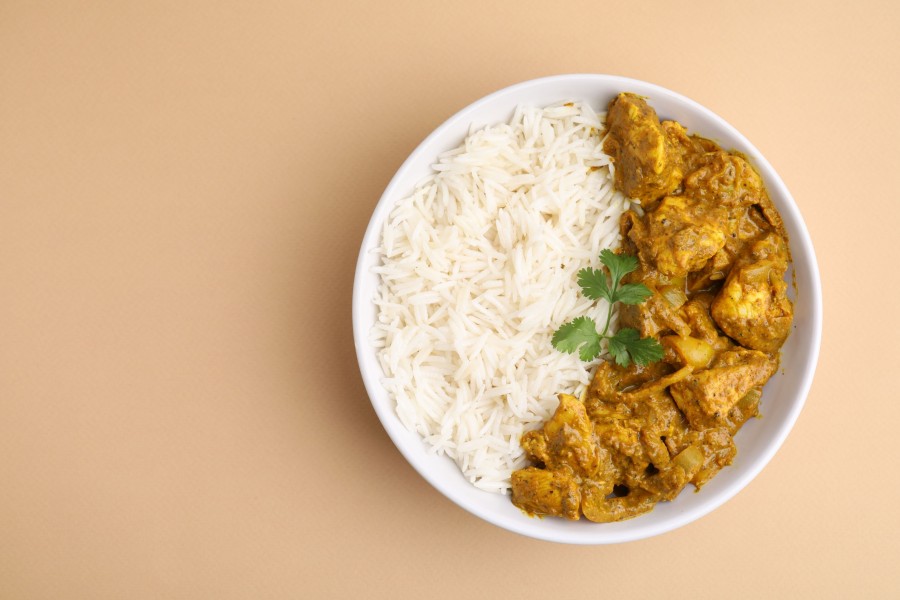 Comment accompagner le poulet shahi korma ?