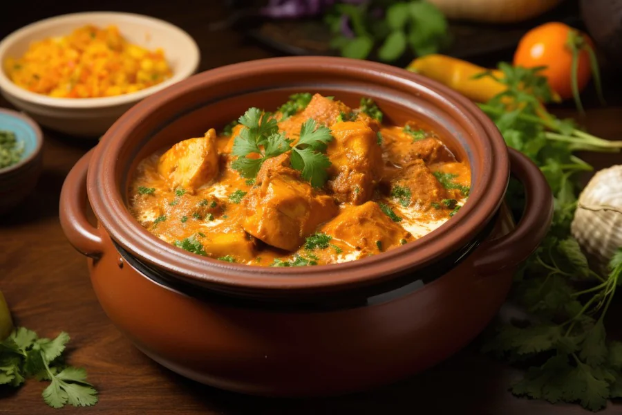 Comment préparer un curry de poulet au lait de coco et butternut ?